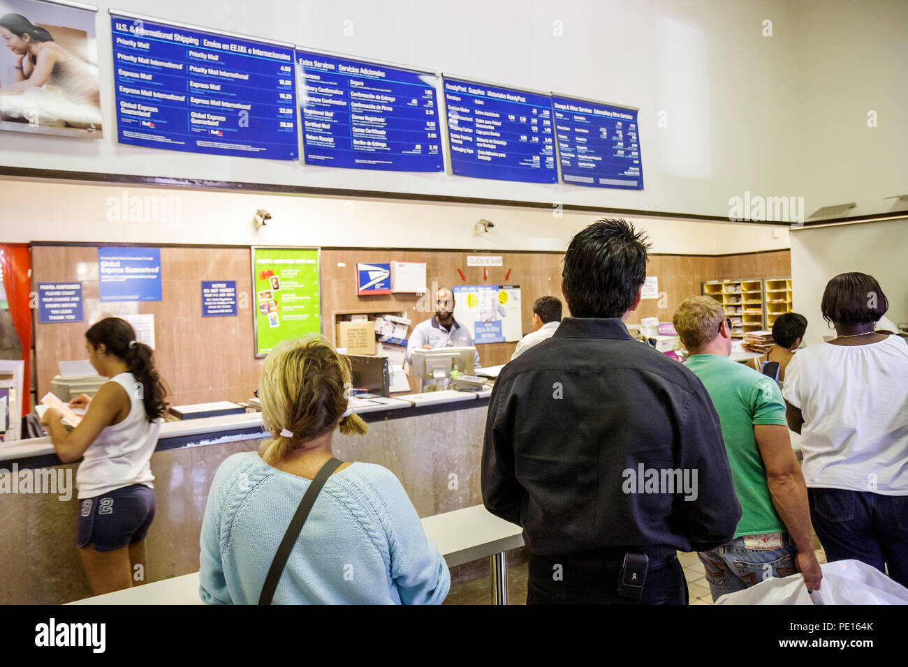 Post Office Worker United States Stock Photos Post Office Worker