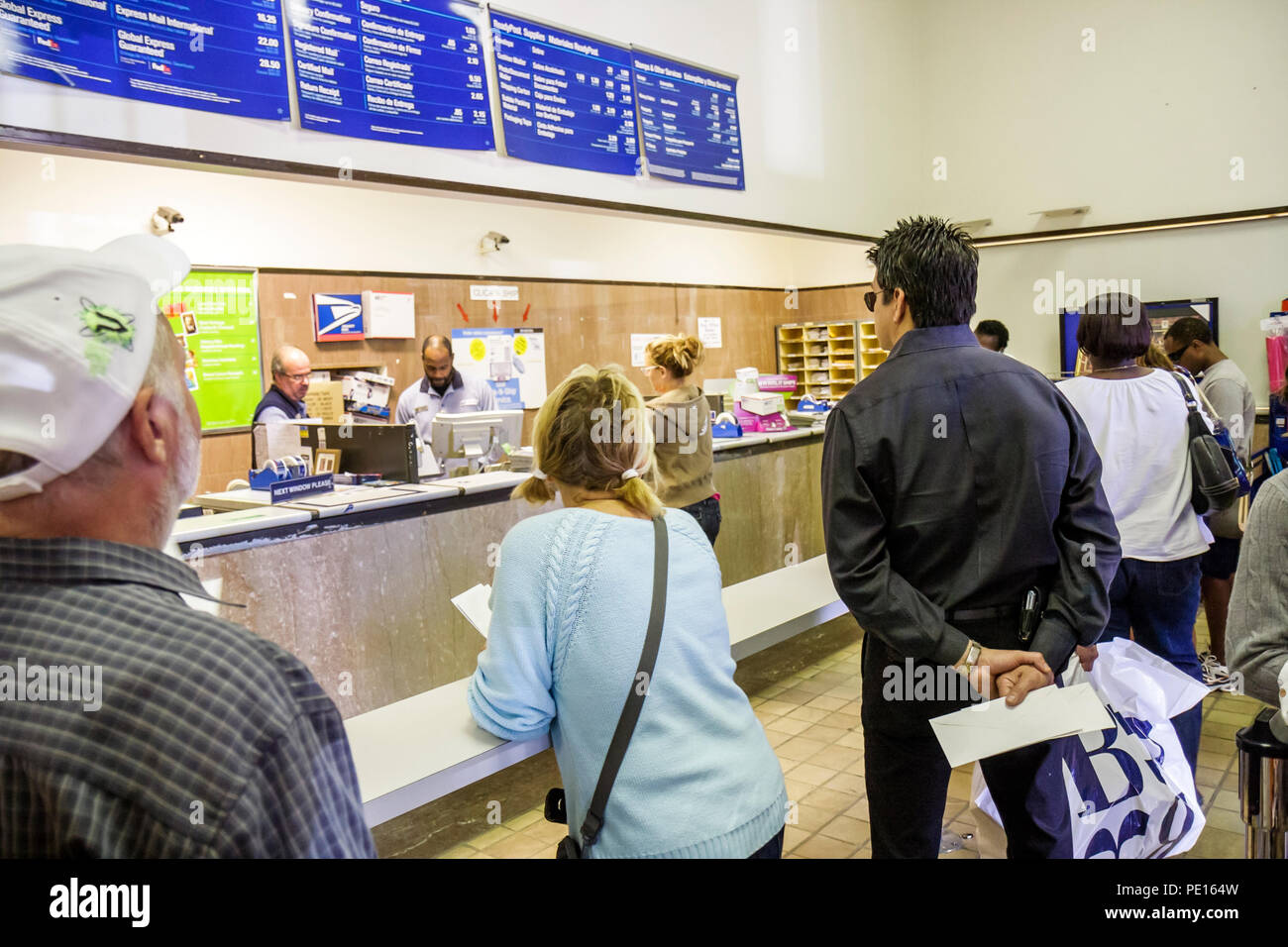 Post Office Worker United States Stock Photos Post Office Worker