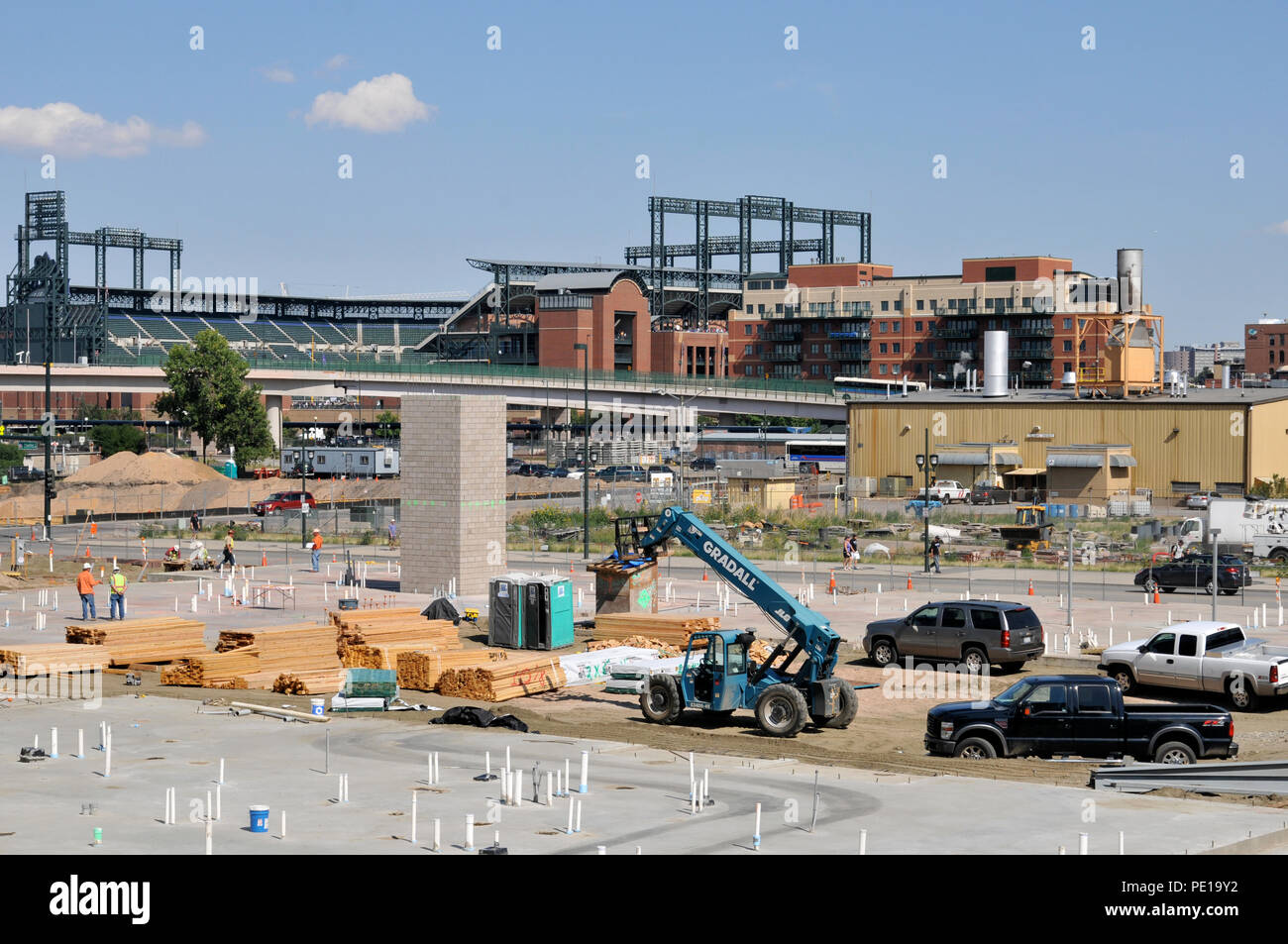 Coors Field Construction