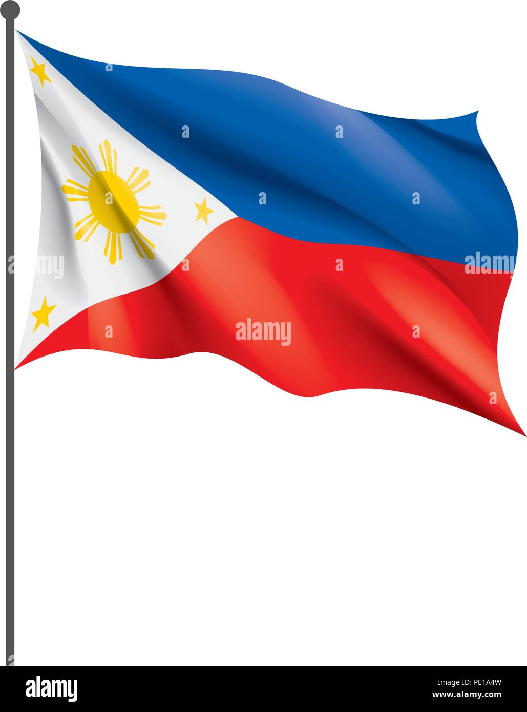 Philippines Flag Vector Illustration On A White Background Stock Vector Image Art Alamy