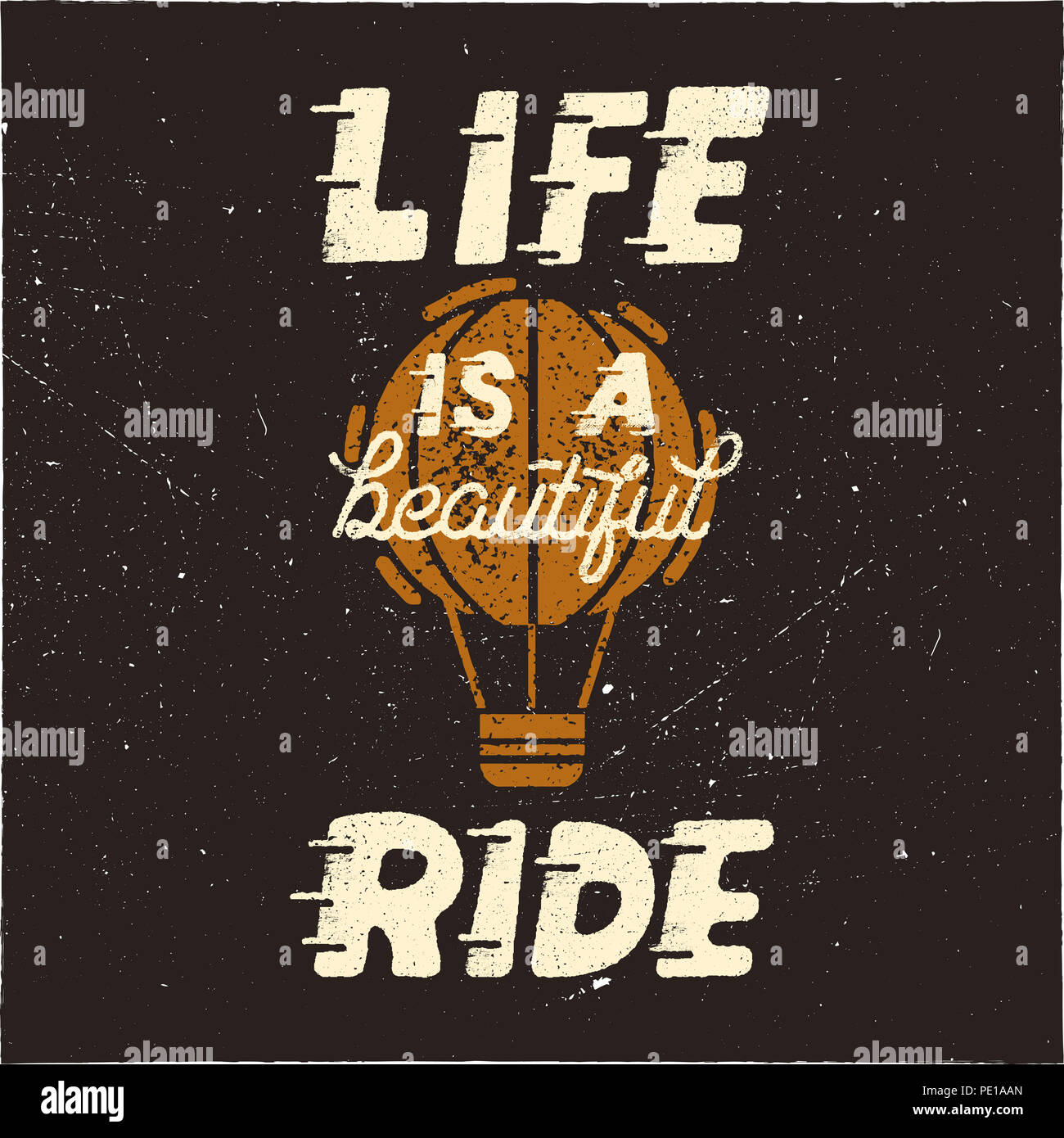 LIFE IS A JOURNEY ENJOY THE RIDE motivational quote. Yellow paint line on  the road against asphalt background. Concept image Stock Photo - Alamy