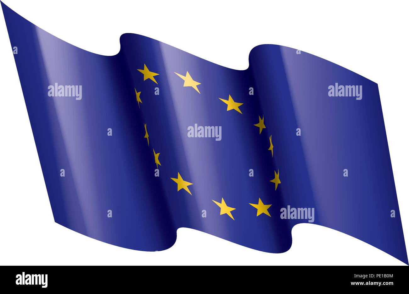 European union flag, vector illustration Stock Vector Image & Art - Alamy