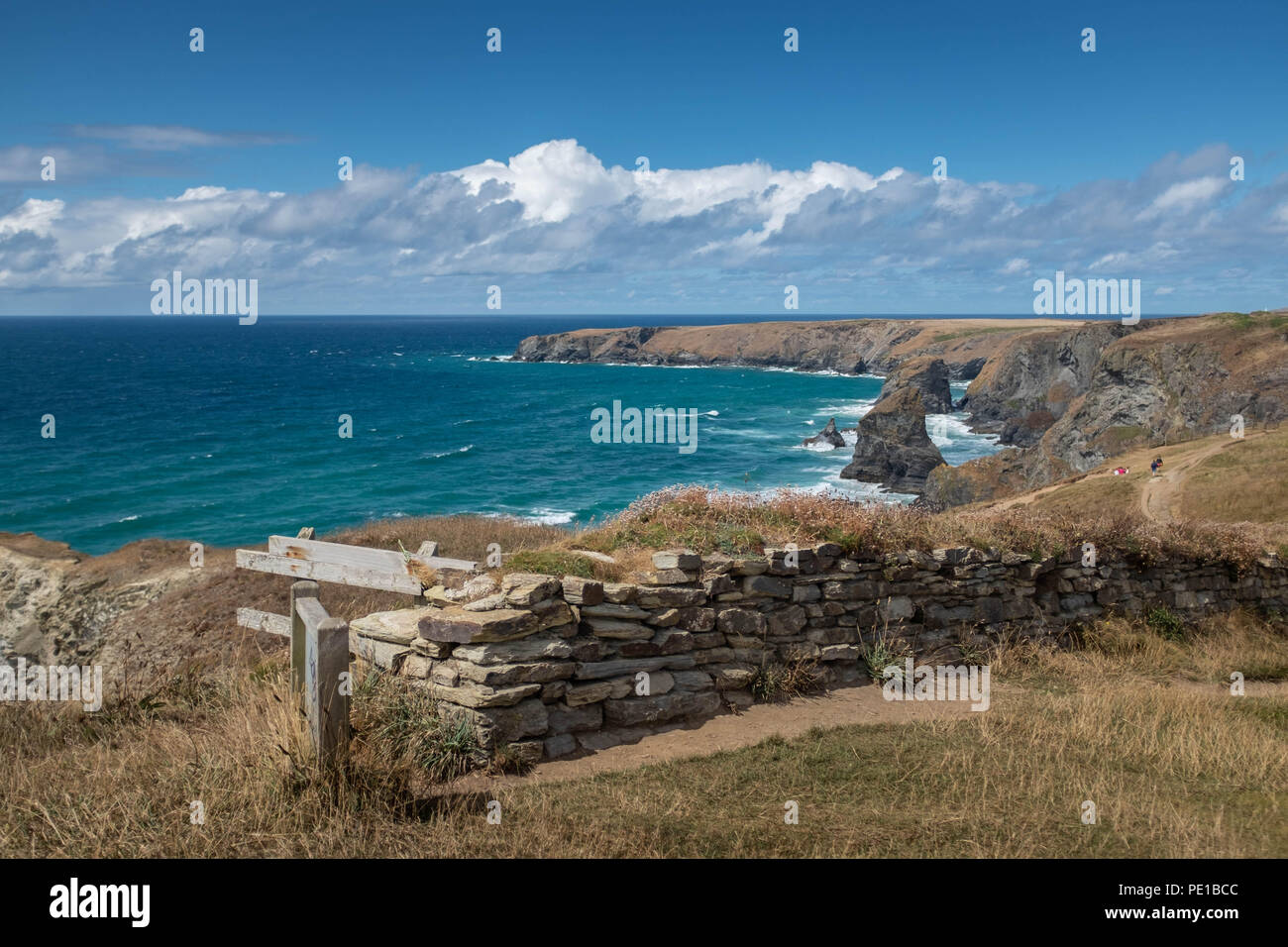 Bedruthian Steps, Cornwall, UK Stock Photo