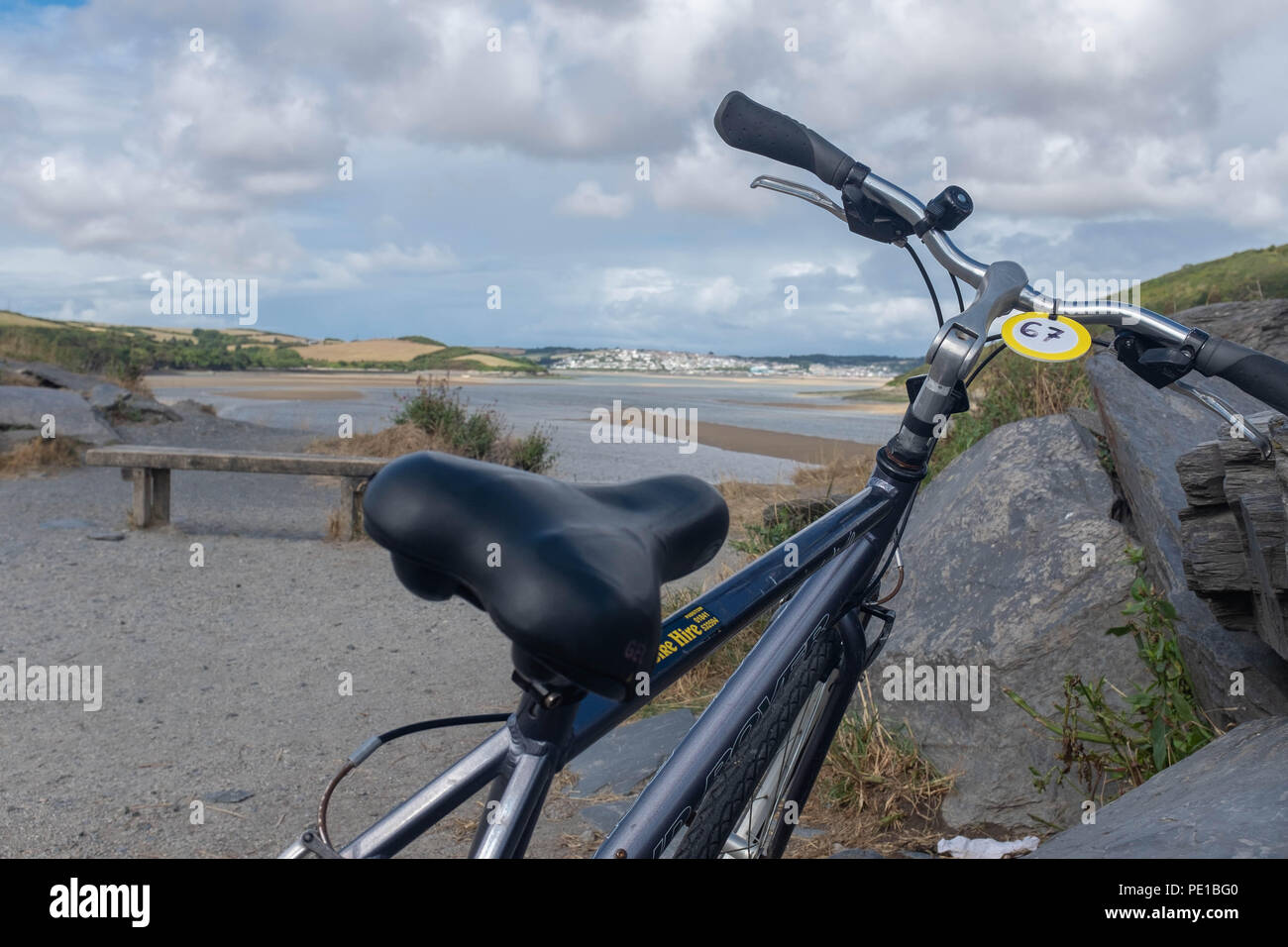 The Camel Trail cycle ride, Padstow, Cornwall Stock Photo Alamy