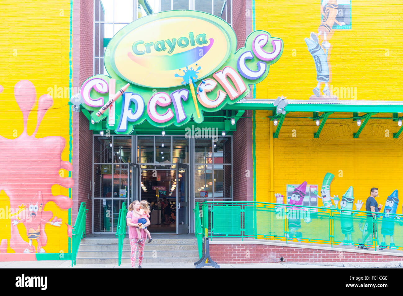EASTON, PA August 11, 2018 Crayola Experience in Easton