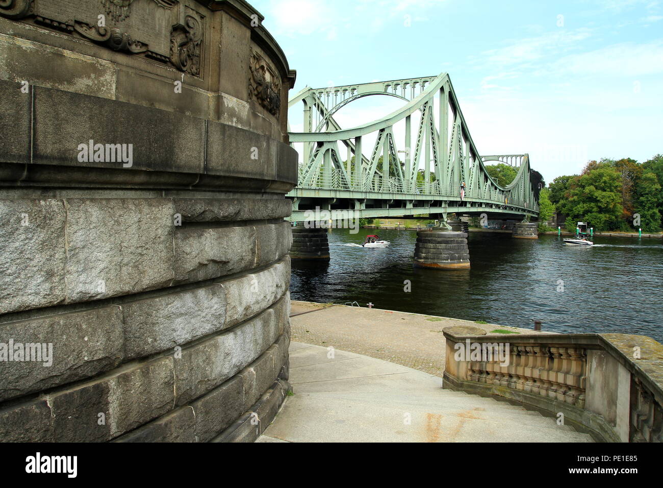 Glienicker Brücke. Potsdam, Germany. Stock Photo