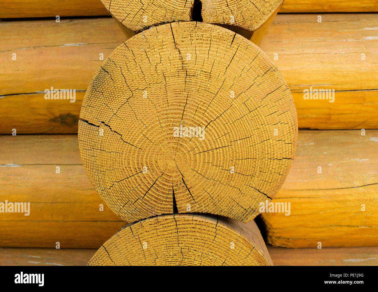 Rough Cut Log Cabin Stock Photos Rough Cut Log Cabin Stock