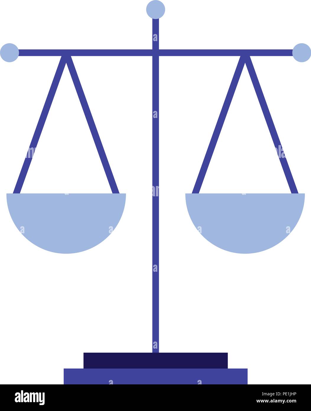 balance scale isolated icon vector illustration design Stock Vector ...