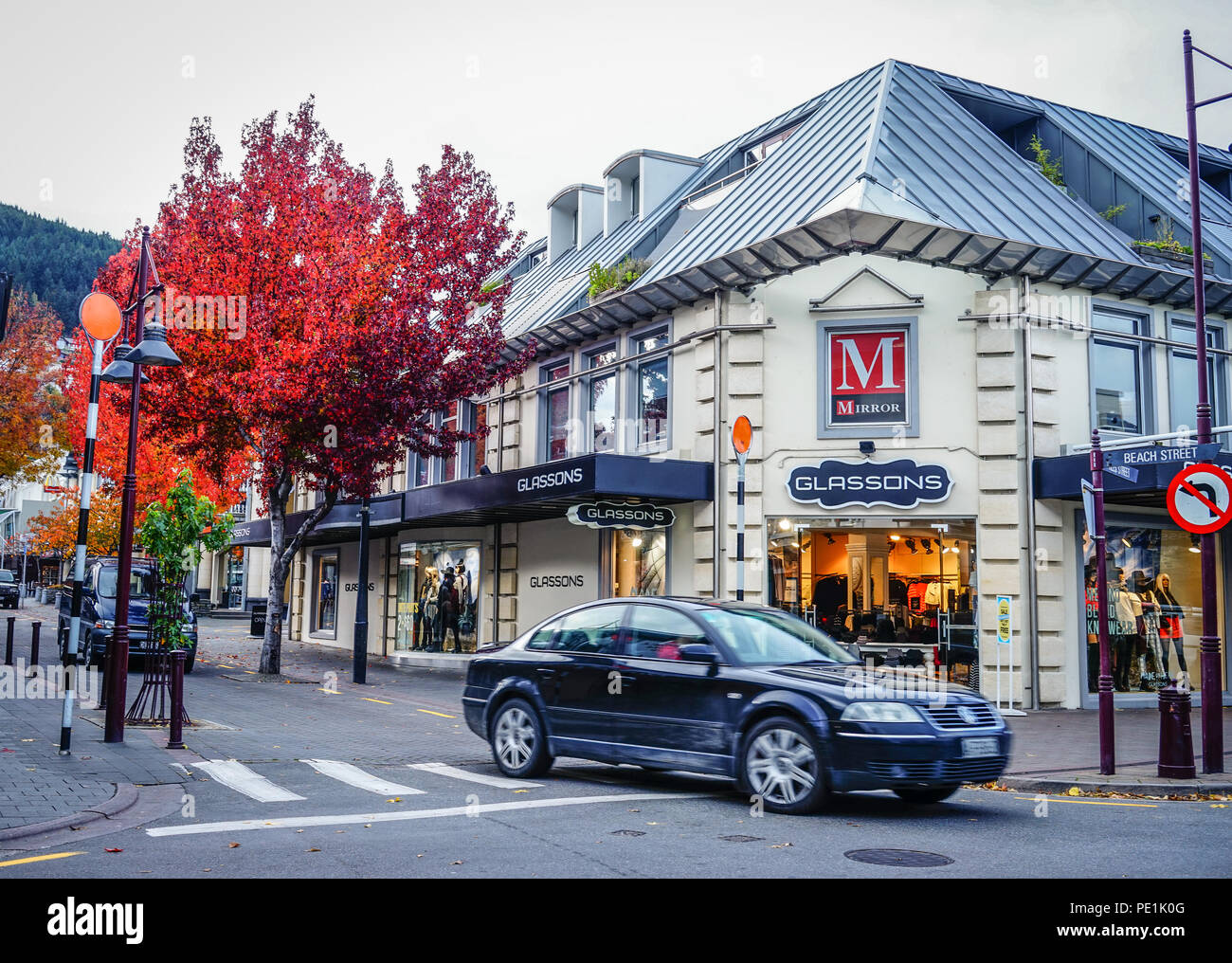 Haast, New Zealand Apr 30, 2015. Cityscape of Haast, New Zealand