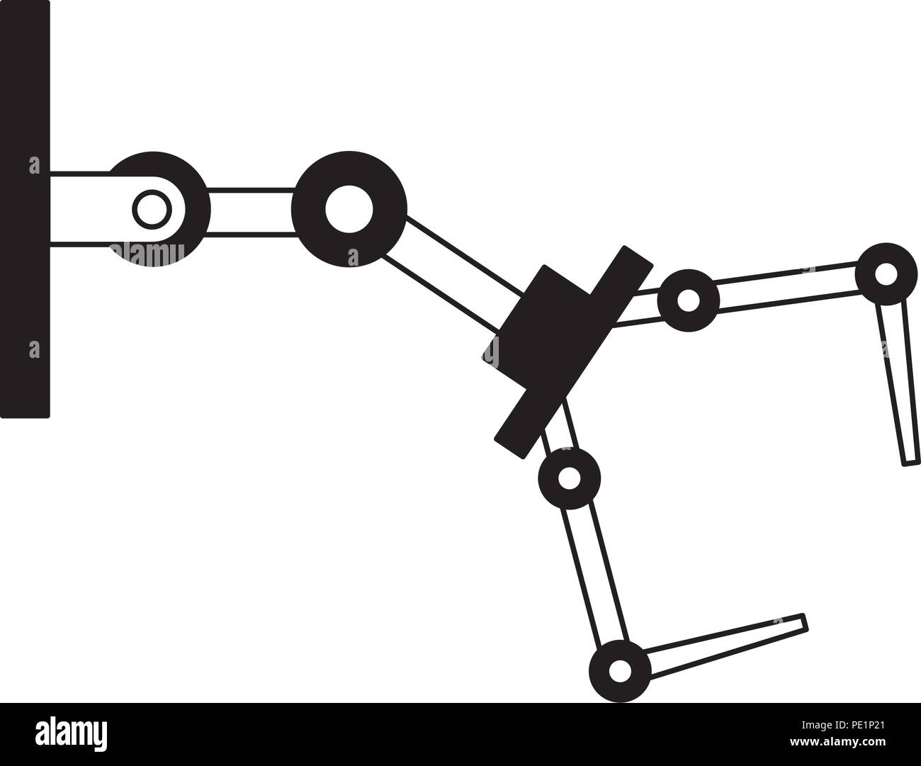 robotic hand machine icon Stock Vector Image & Art - Alamy