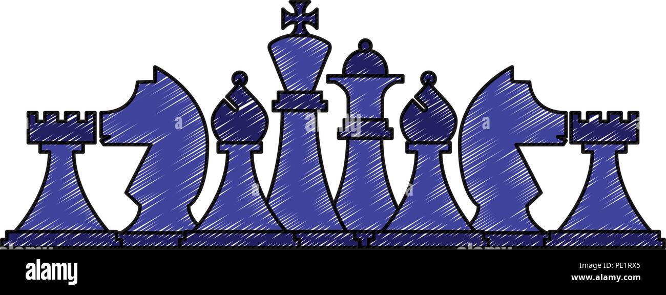 chess pieces set strategy game Stock Vector Image & Art - Alamy