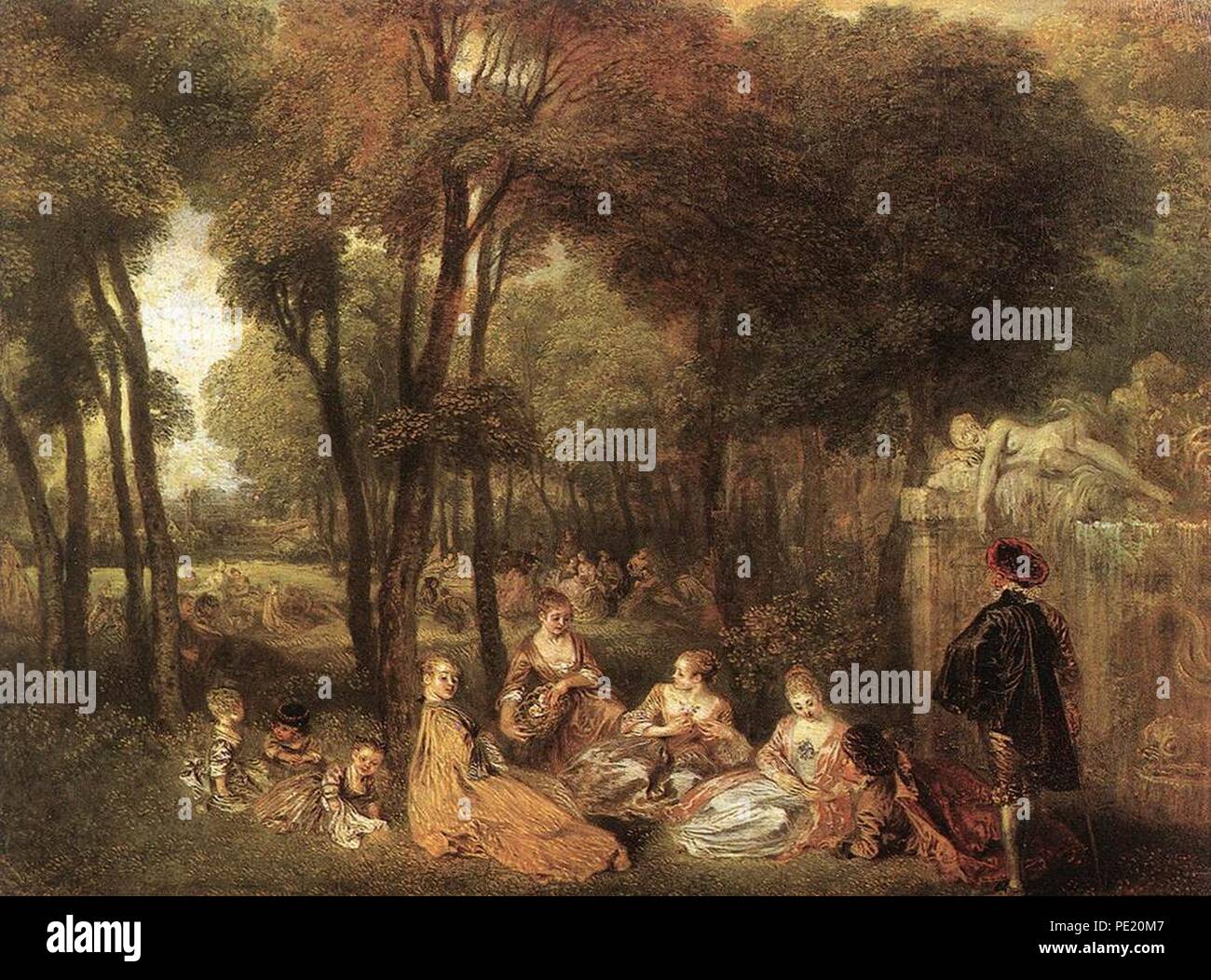 Antoine Watteau Les Champs Elys es Stock Photo Alamy antoine-watteau-les-champs-elys-es-stock-photo-alamy