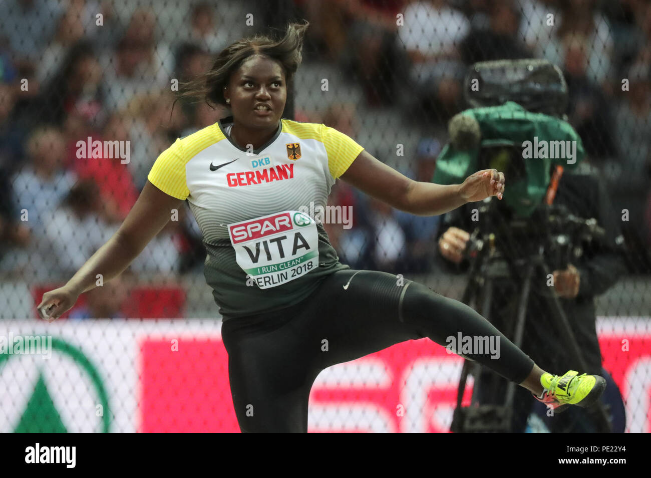 Berlin, Germany. 11th Aug, 2018. European Athletics Championships in the Olympic Stadium Discus