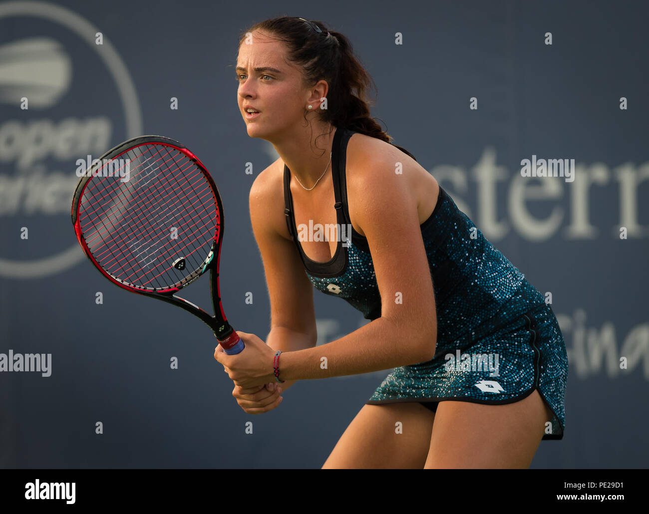 Cincinnati, USA. August 11, 2018 - Viktoria Kuzmova of Slovakia in action  during qualifications at the 2018