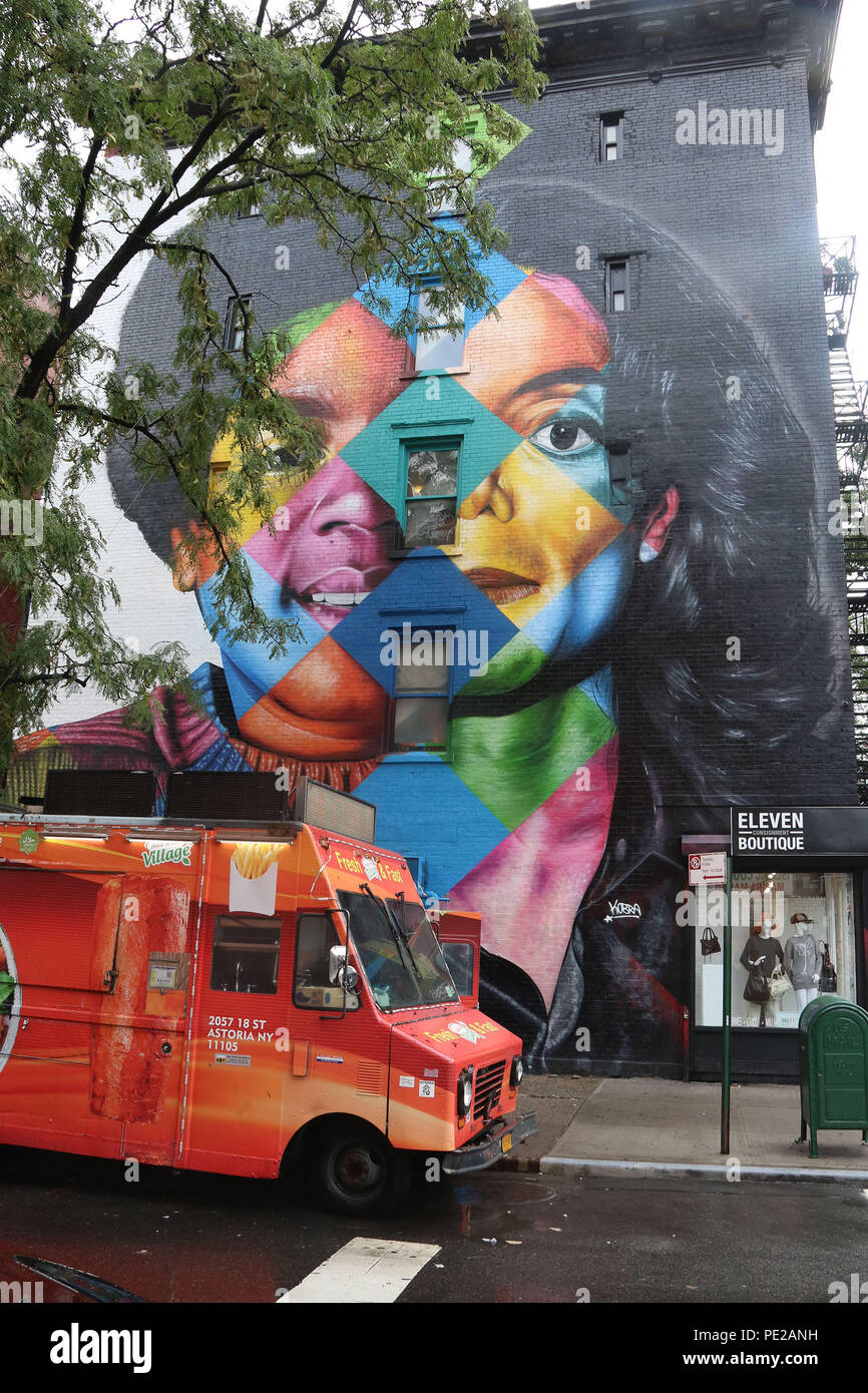 Kobra faz mural em homenagem a Michael Jackson em Nova York - A Rádio Rock  - 89,1 FM - SP