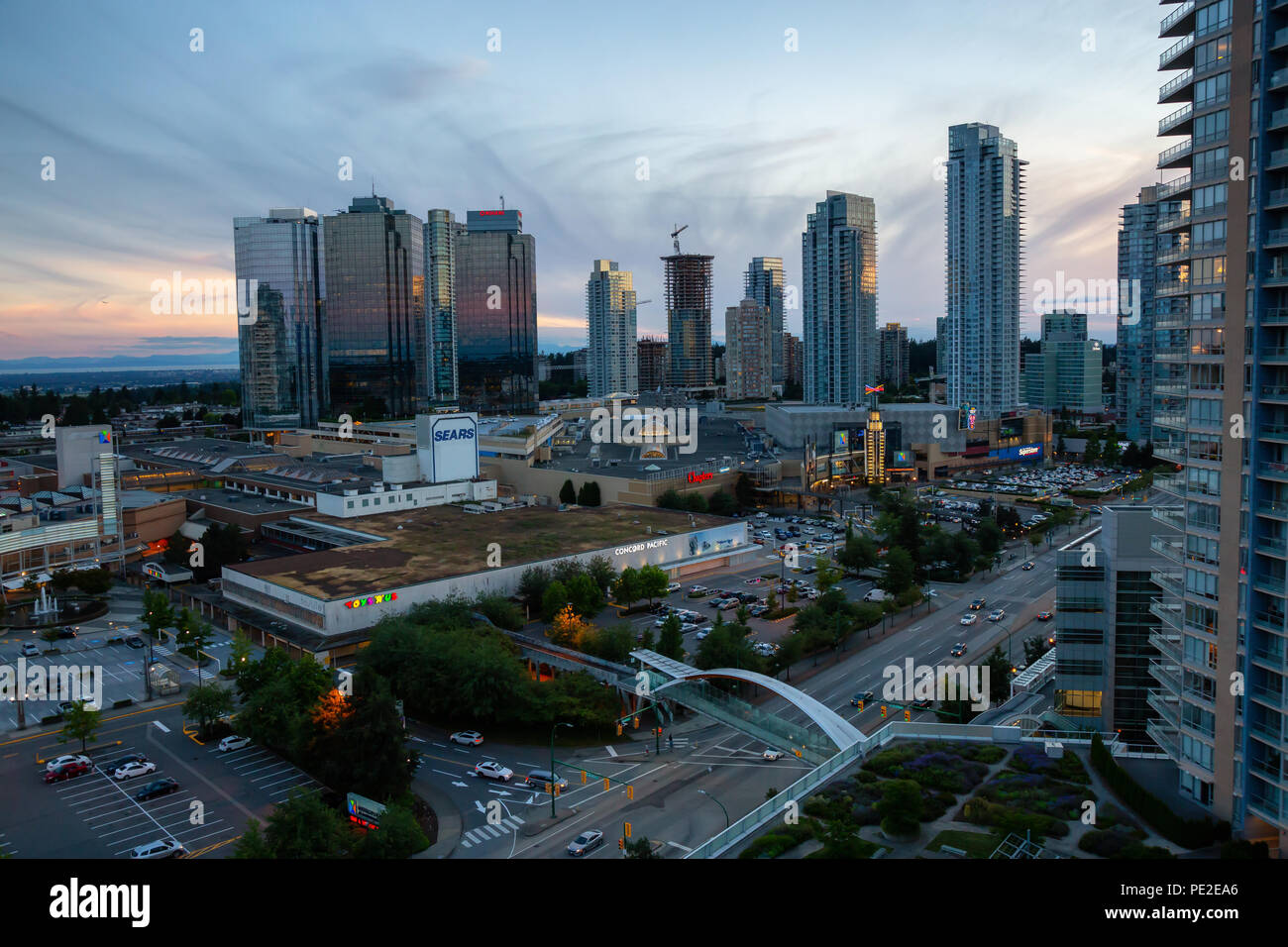 Metrotown, Burnaby, Vancouver, BC, Canada - June 26, 2018