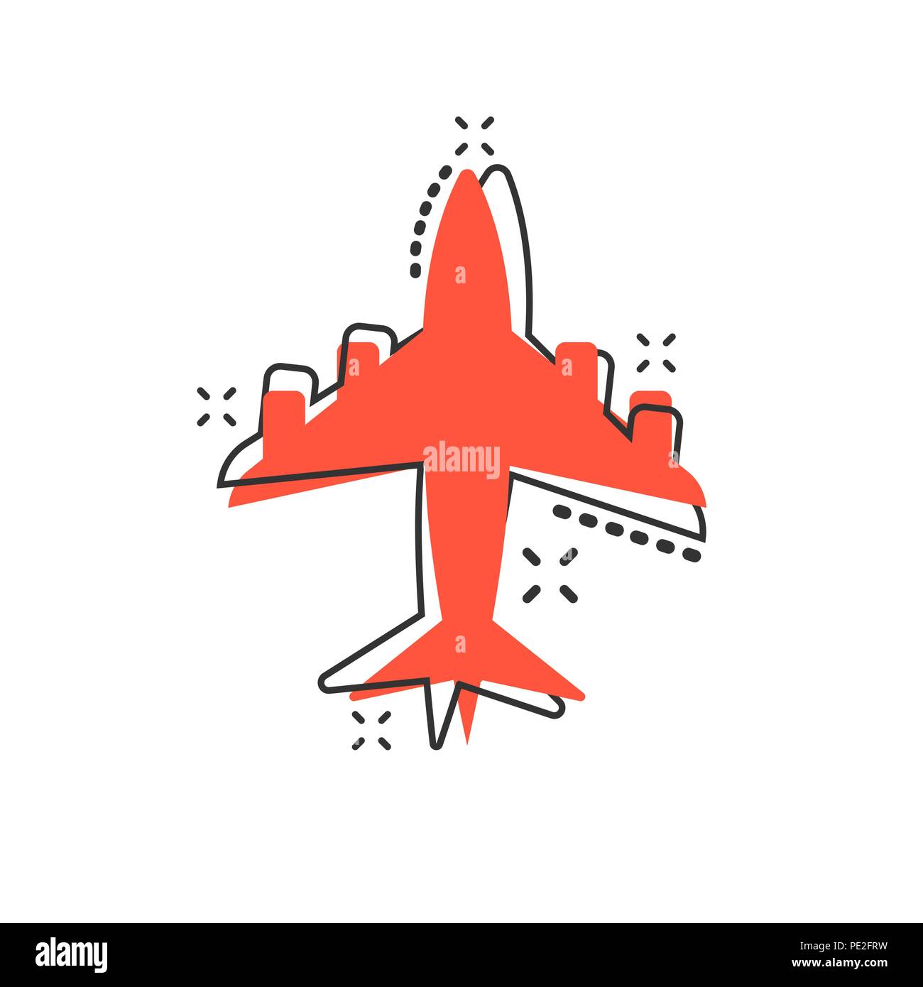 Vector cartoon airplane icon in comic style. Airport plane sign illustration pictogram. Airplane business splash effect concept Stock Vector Image & Art - Alamy Vector cartoon airplane icon in comic style. Airport plane sign illustration pictogram. Airplane business splash effect concept Stock Vector Image & Art - Alamy