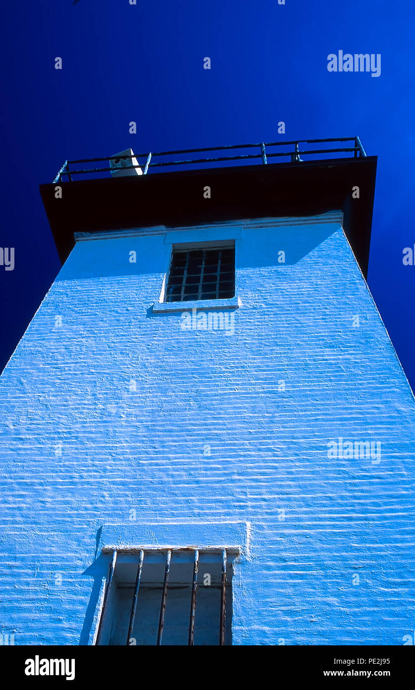 The iconic Wood End Lighthouse at the tip of Cape Cod near Provincetown
