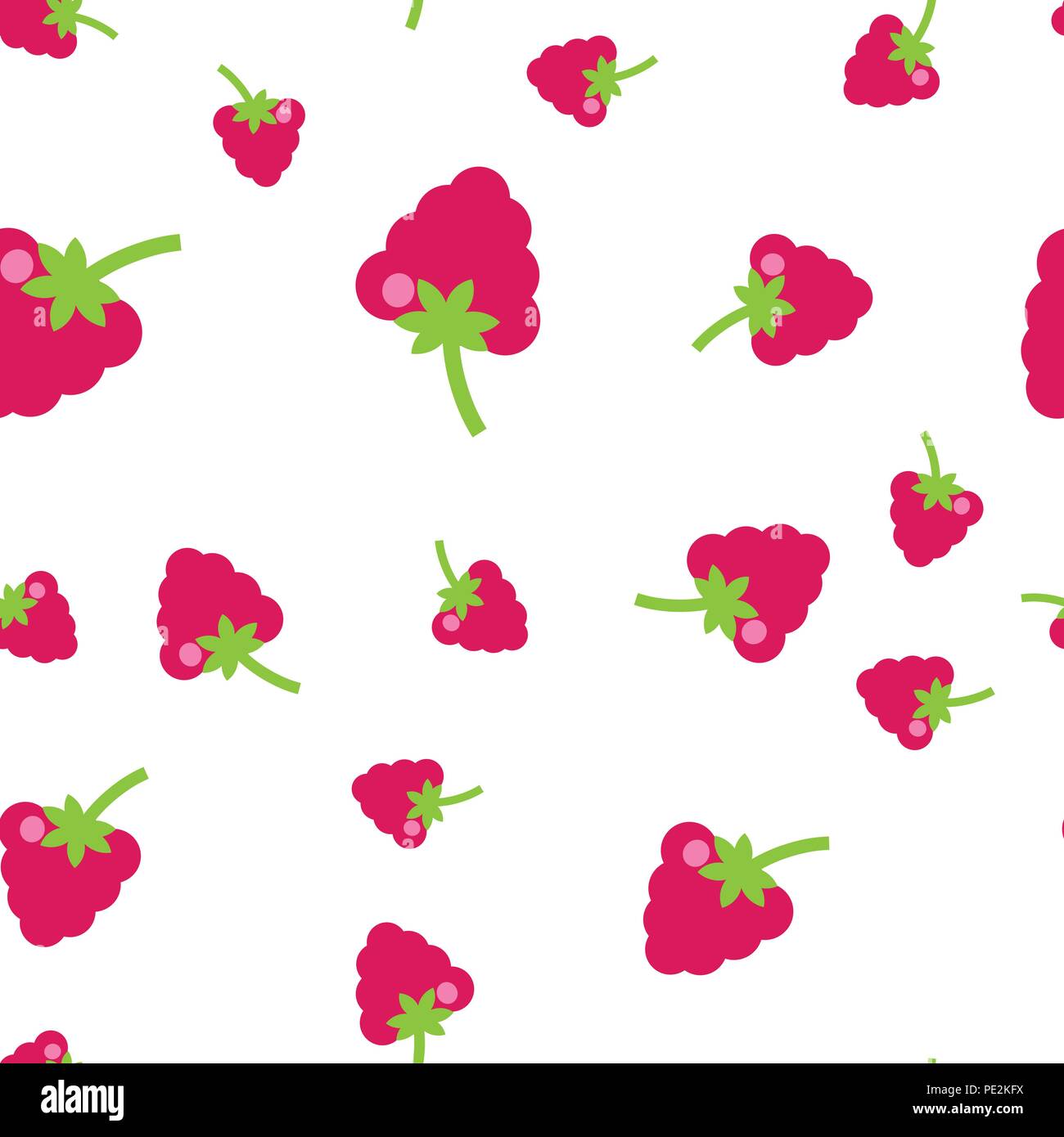 Vector illustration. Seamless pattern. Tropical ornament red strawberry Stock Vector