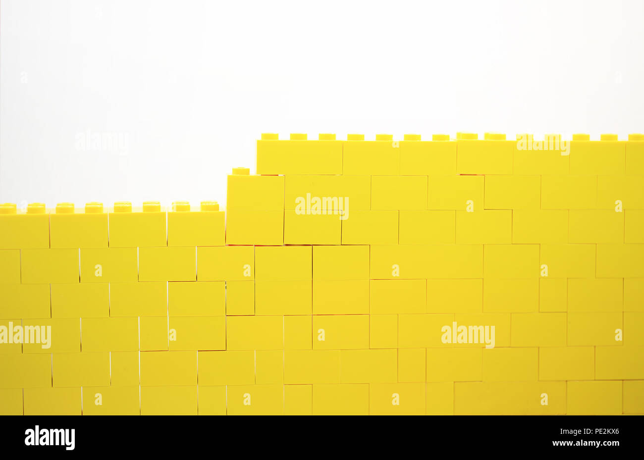 crack on wall Stock Photo