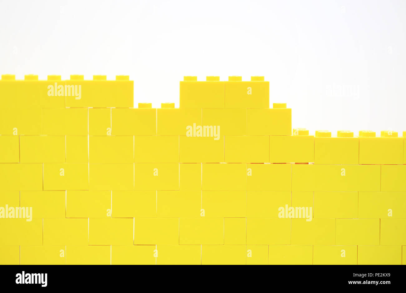 crack on wall Stock Photo