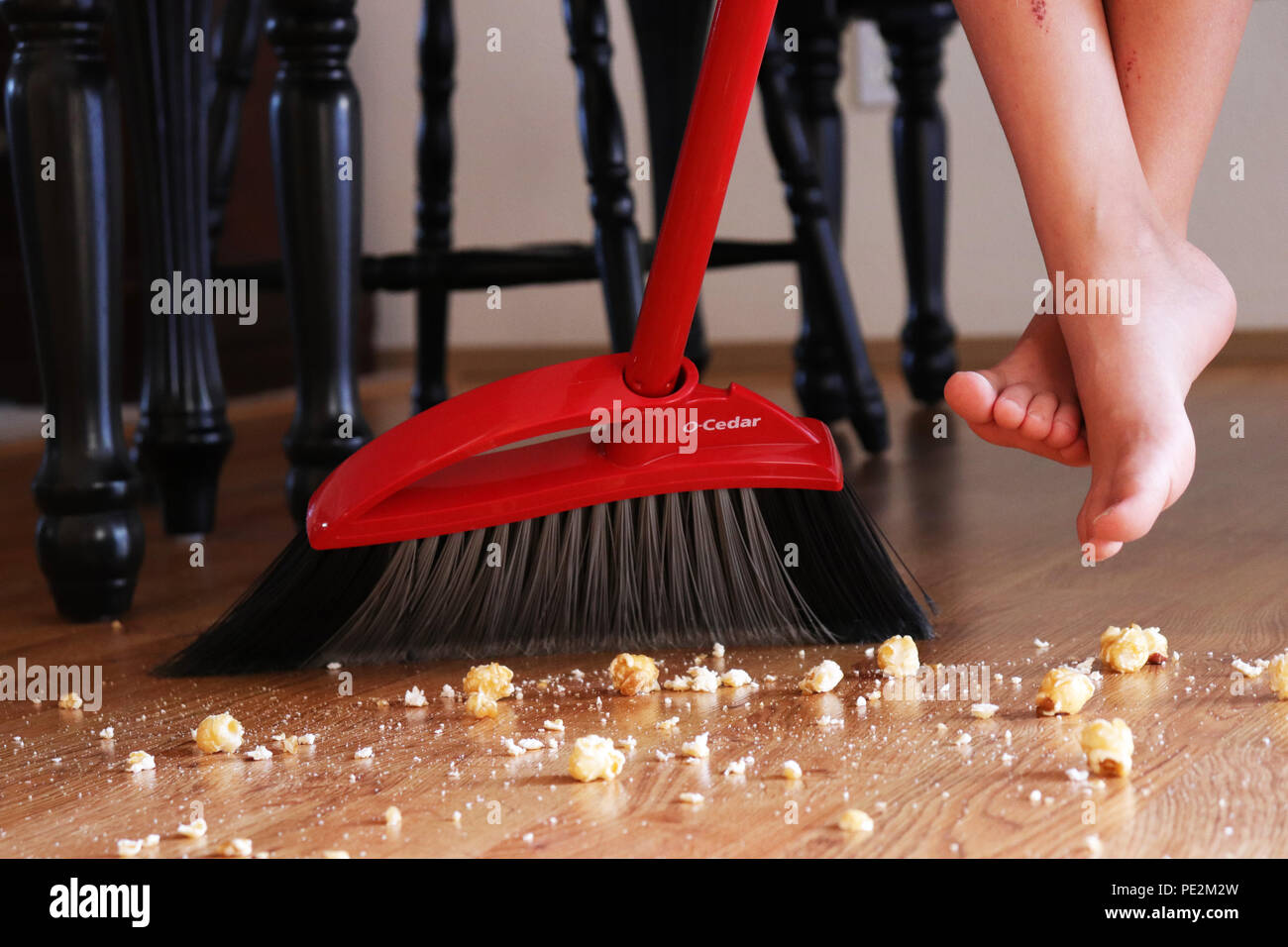 Job sweep cleaning broom hires stock photography and images Alamy
