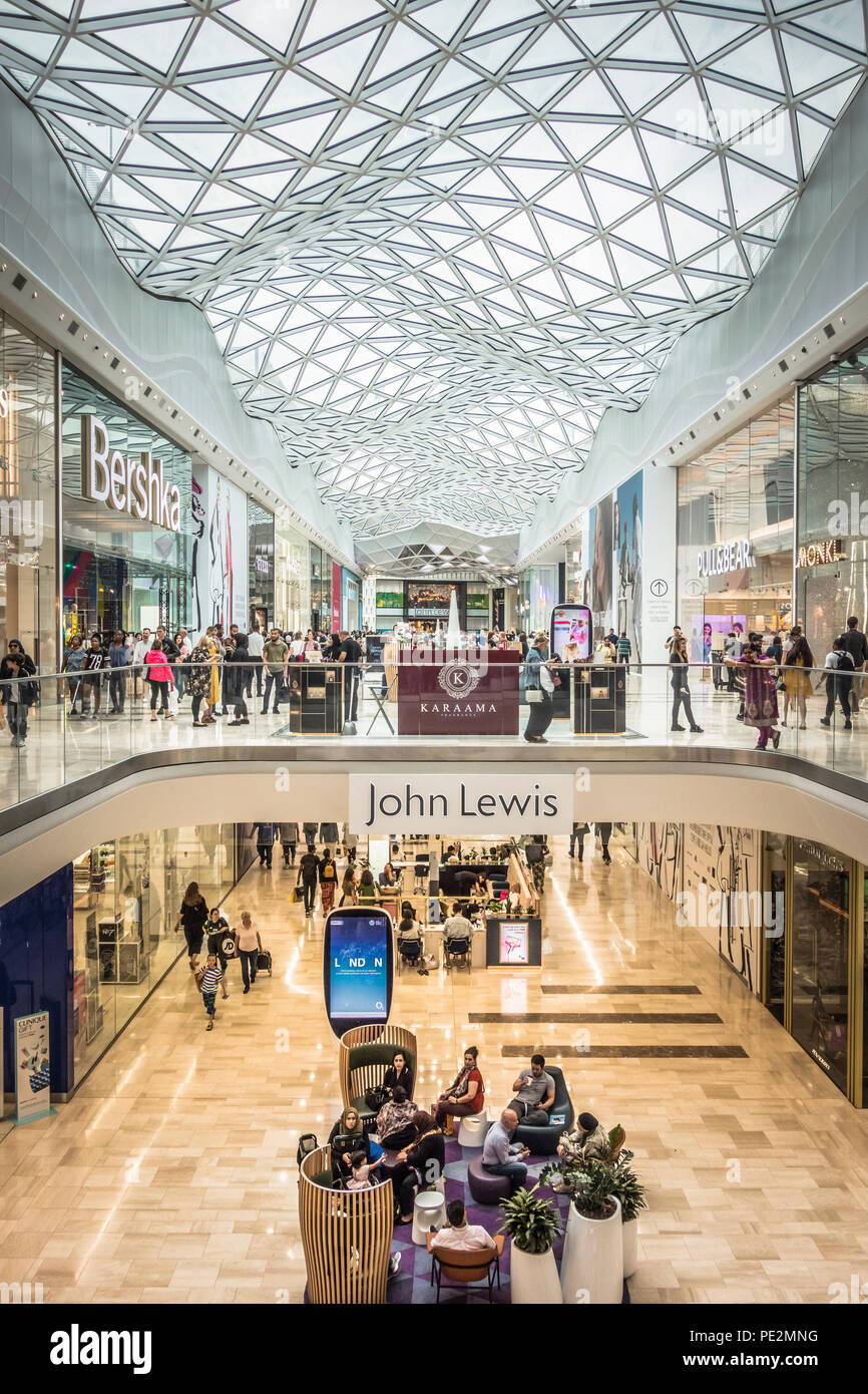 Inside John Lewis's Mega Westfield London Shepherd's Bush Store - White City