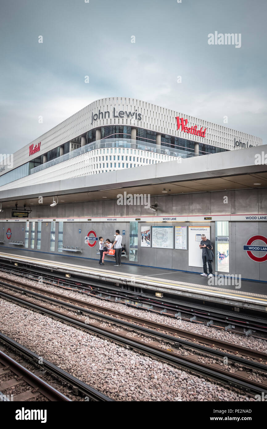 John Lewis department store, Westfield Shopping Centre, from Wood Lane