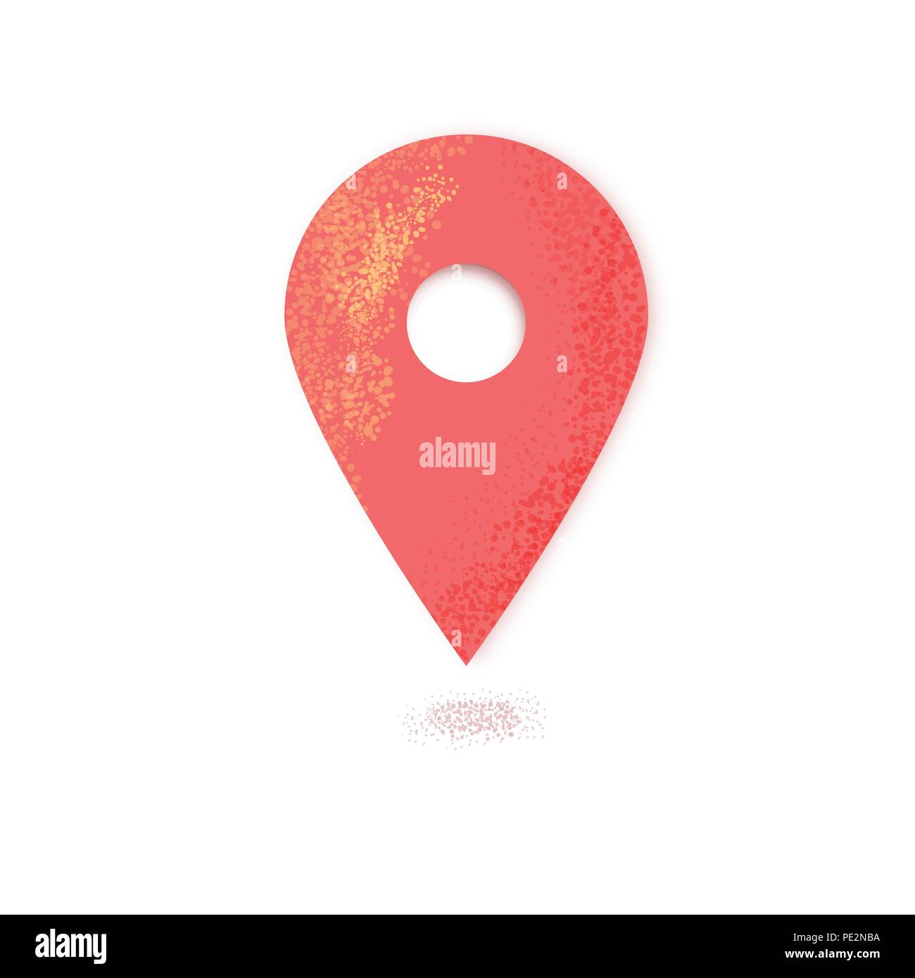 Navigator line icon mark Stock Vector Images - Alamy