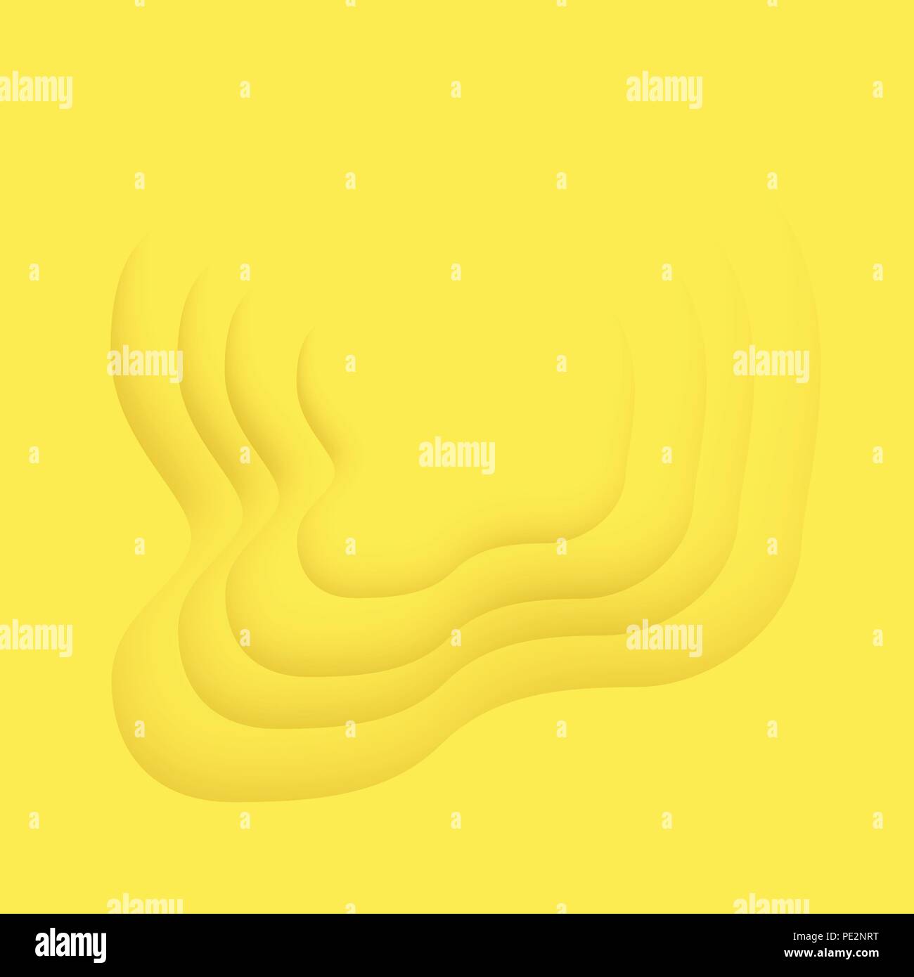 Yellow abstract background. Vector square template Stock Vector Image ...