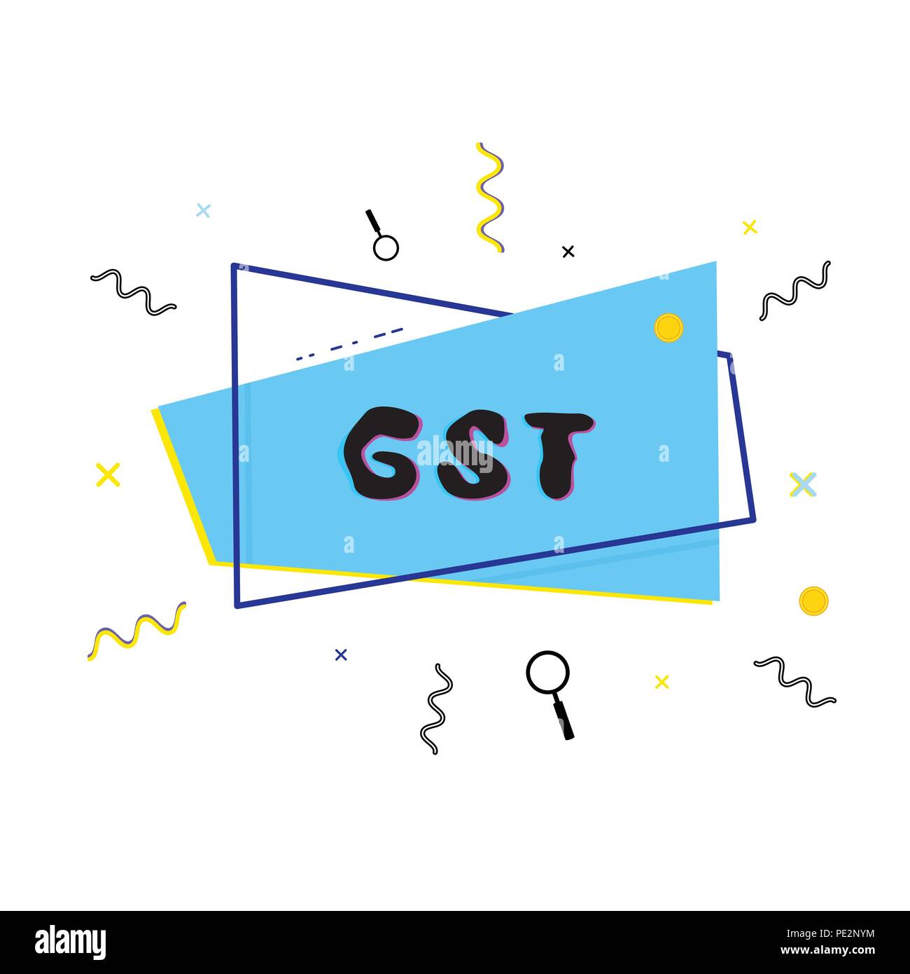 GST banner. Vector illustration Stock Vector Image & Art Alamy