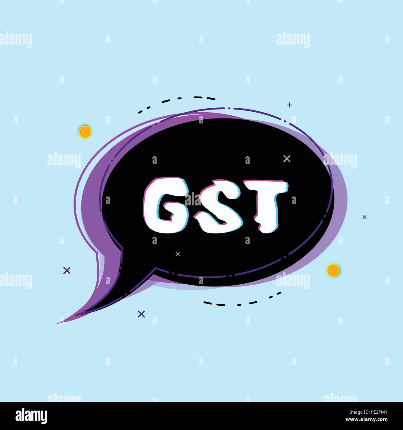 GST banner. Vector illustration Stock Vector Image & Art Alamy