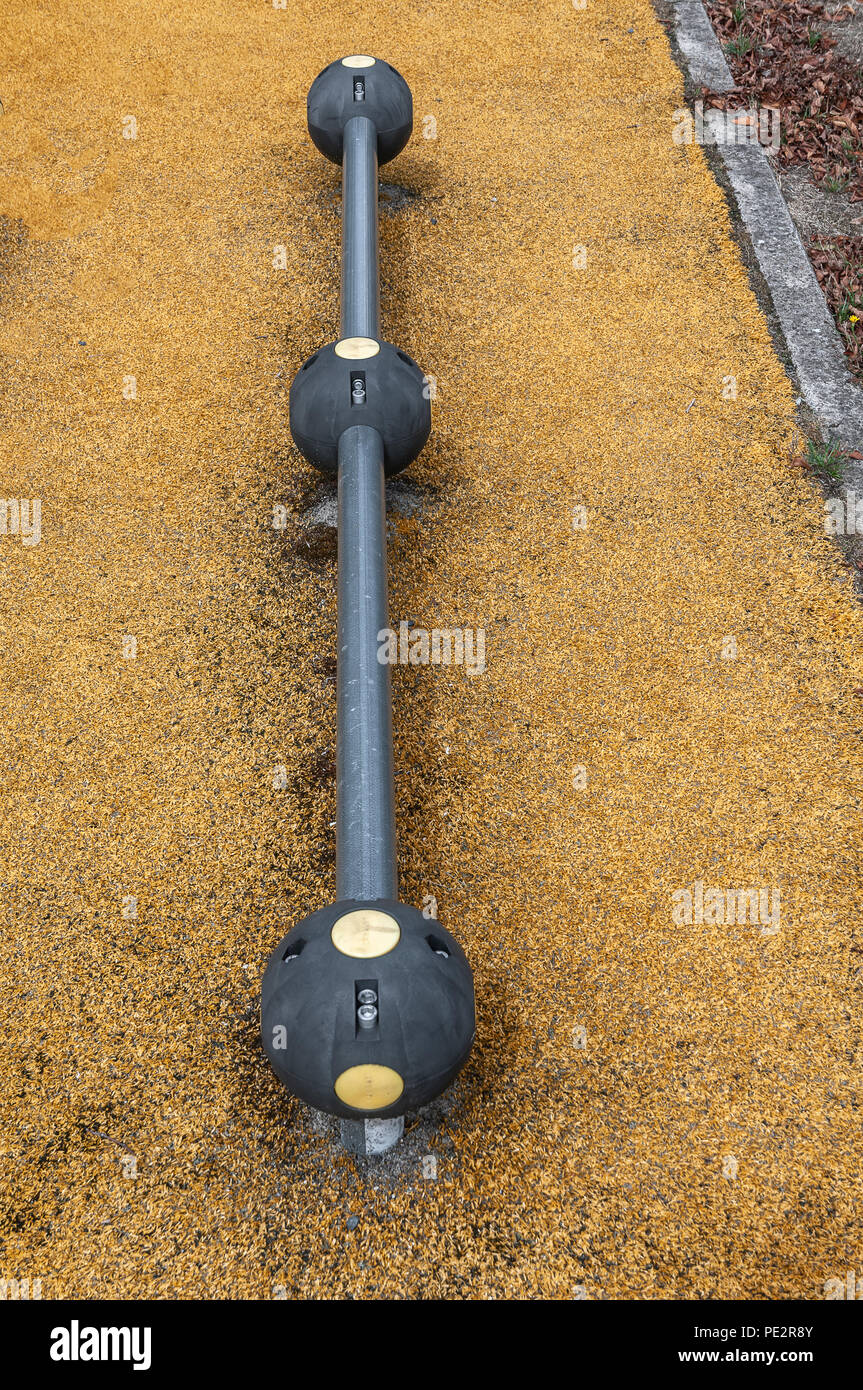 round plastic balls interconnected Stock Photo Alamy