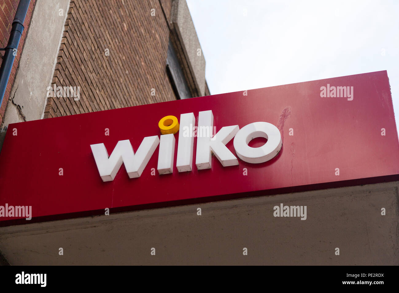 Shop facia, Wilko, supermarket, Ramsgate, Kent, UK Stock Photo