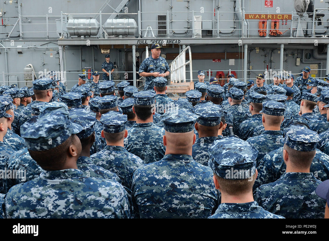 150925-N-NZ935-069 SASEBO, Japan (Sept. 25, 2015) Rear Adm. John Nowell ...