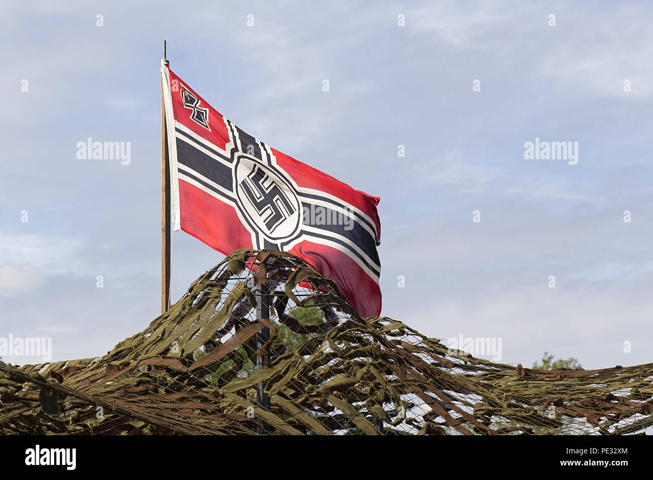 German swastika flag Stock Photo