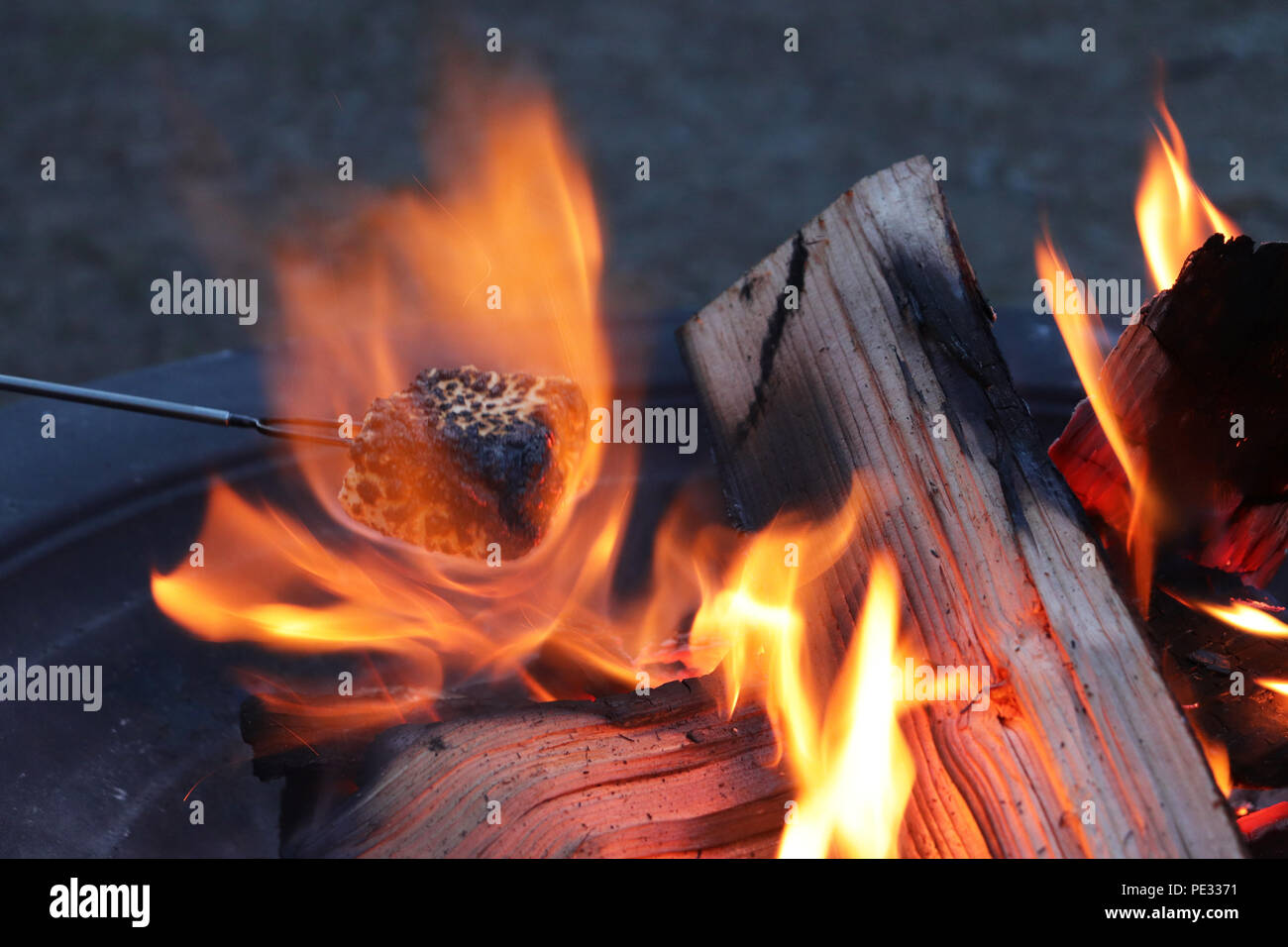 Marshmallow burning hires stock photography and images Alamy