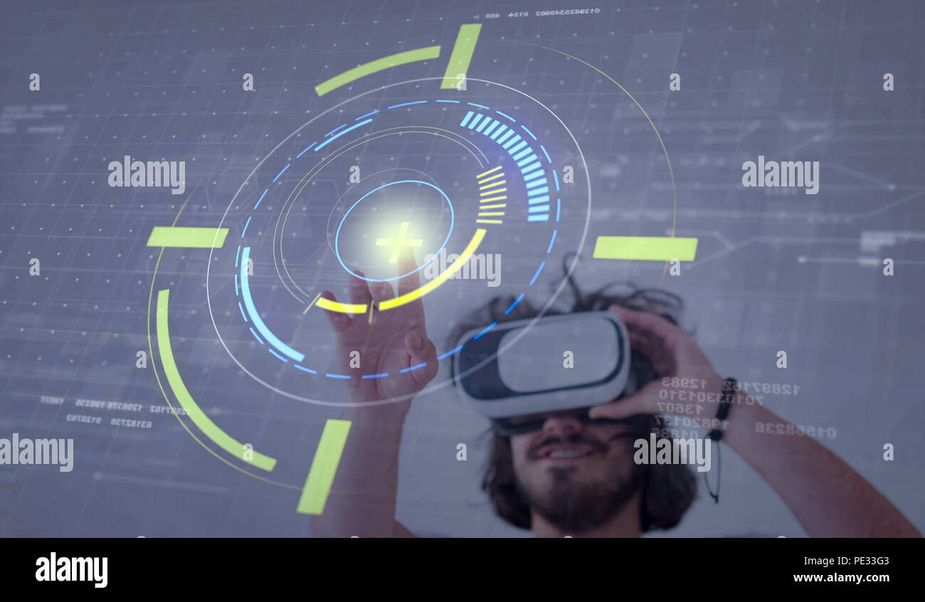 Interactive experience man using hi-res stock photography and images ...