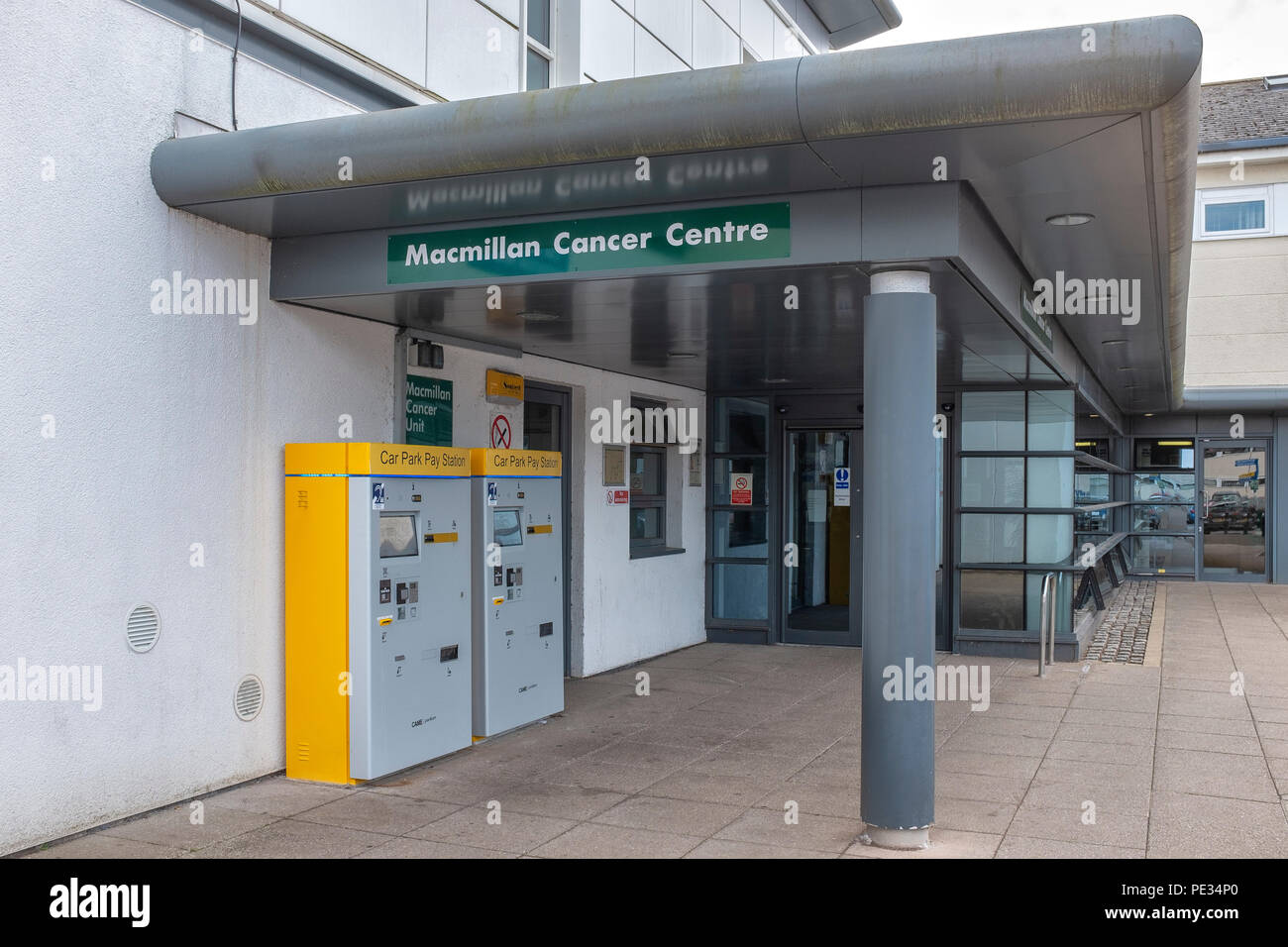 Macmillan Cancer Centre at Leighton Hospital in Crewe Cheshire UK Stock Photo