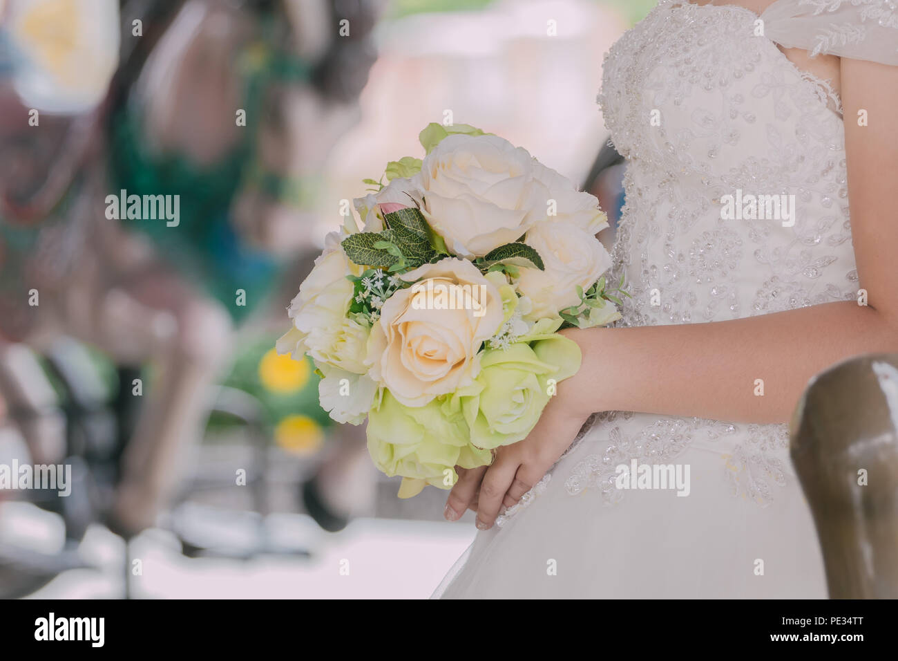 Asian bride close up hi-res stock photography and images - Alamy