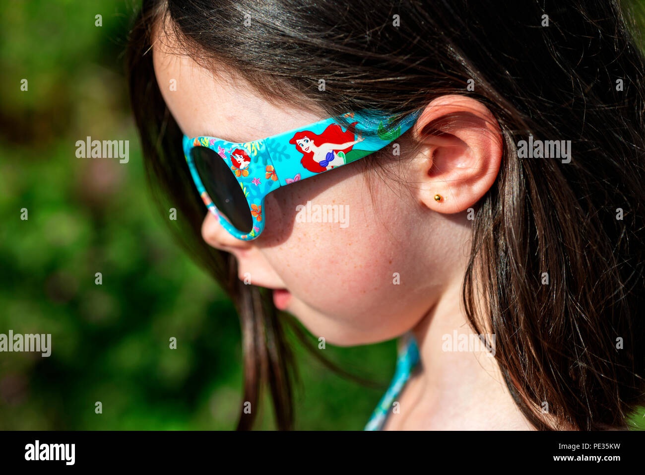 Disney Ariel children's sunglasses Stock Photo