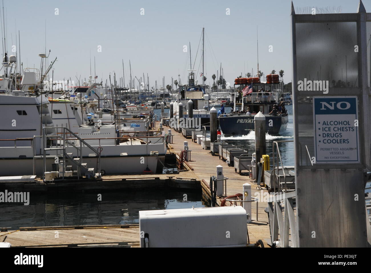 Harbor and Yachts Stock Photo