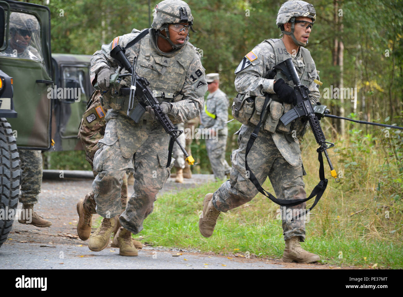 U.S. officers, noncommissioned officers (NCOs) and Soldiers from units ...