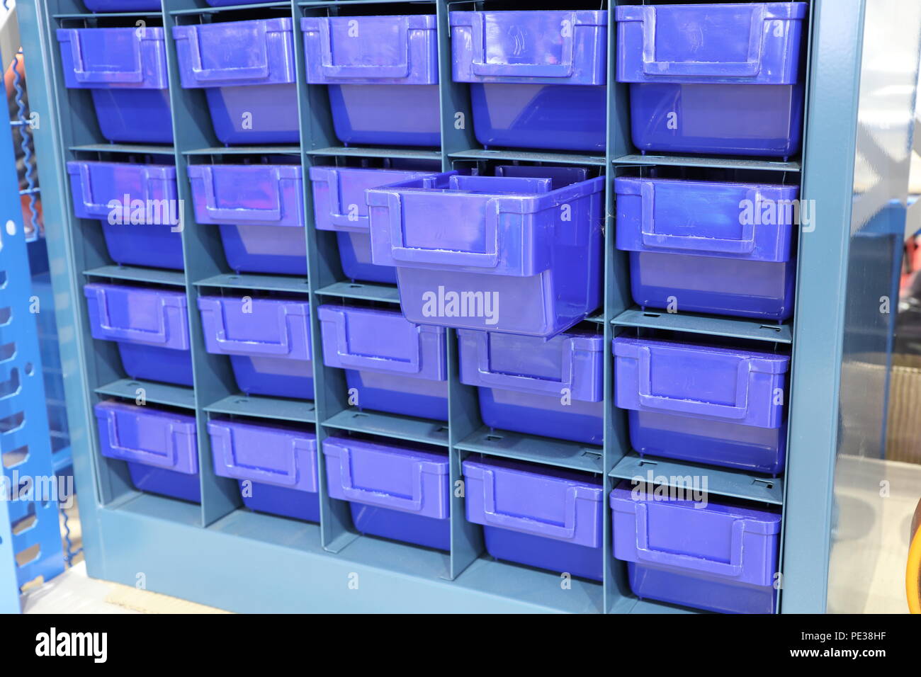 Small Parts Storage Stock Photo - Alamy