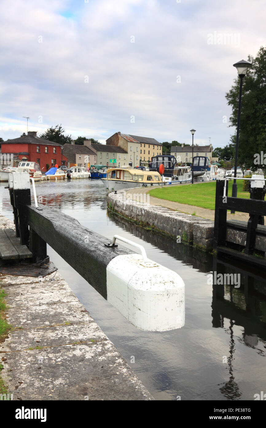 The 46th lock which connects RIchmond Harbour with the Camlin River, County Longford, Ireland