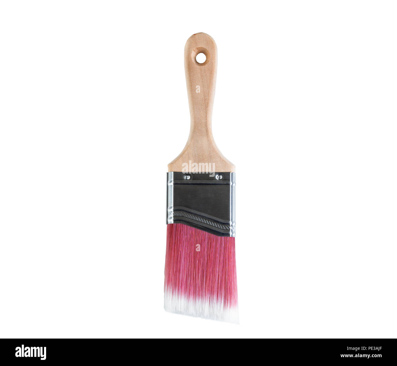 Paint brush isolated on a white background Stock Photo