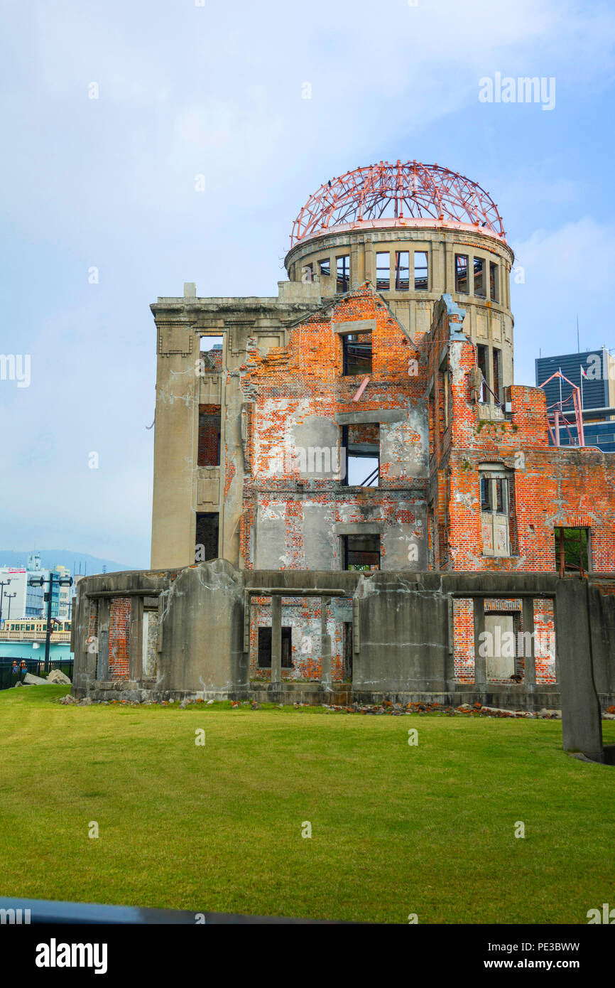 Hiroshima Peace Memorial Genbaku Dome Atomic Bomb Japan Asia Stock Photo Alamy
