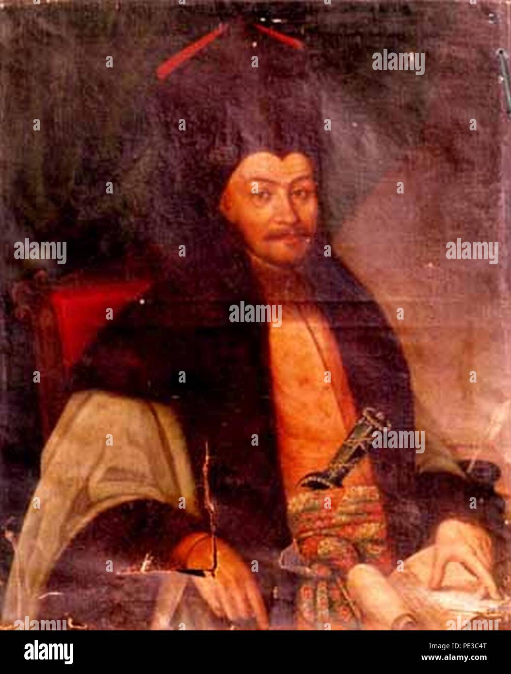 Anton Chladek - Portretul lui Ienachita Vacarescu Stock Photo - Alamy