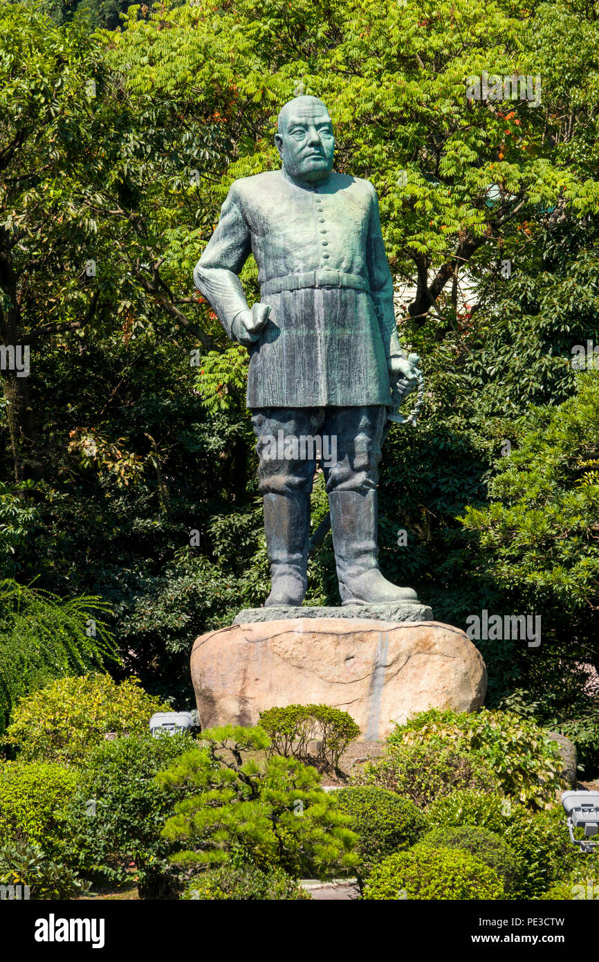 Saigo,Takamori, statue, Kagoshima Japan Asia Stock Photo