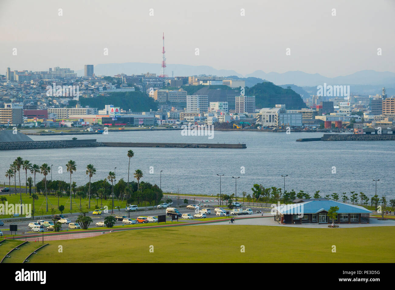 Kagoshima Port Kinko Bay Japan Asia Stock Photo